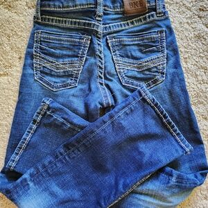 BKE Blue Jeans with Distinctive Stitching